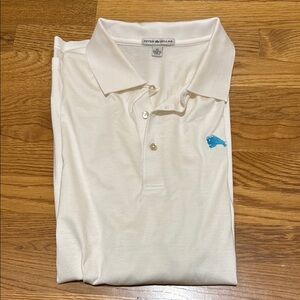 Peter Millar White Polo Shirt XL